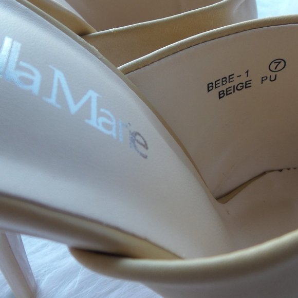 *SOLD* Open Toe Slip-On Heels - Picture 6 of 8